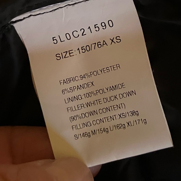 Sale! Very warm!!JNBY White Duck Down Puffer Coat - Picture 5 of 8